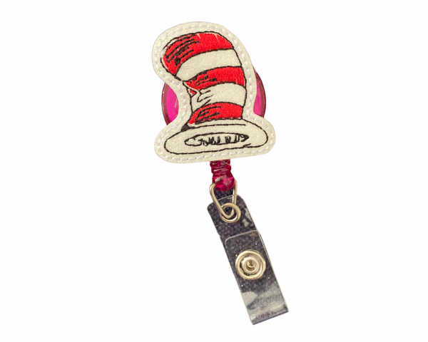 Rhyming Cat Badge Reel